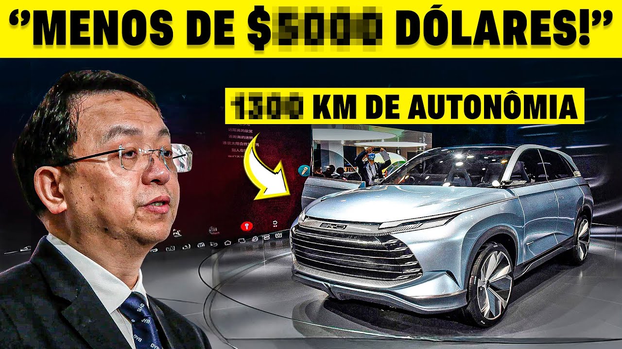 🚨 BYD MOSTRA O CARRO MAIS BARATO: CARRO POPULAR E PARA TODOS! ADEUS CONCORRÊNCIA?