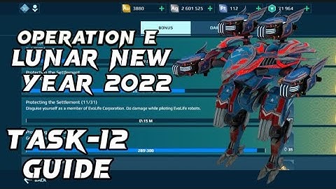 Lunar New Year 2022 Event | Task-12 | How To Complete 🤔?? | Guide | War Robots