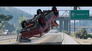 Final Destination 2 Highway Crash Scene Recreated In BeamNG Drive