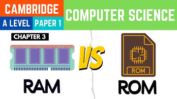RAM vs ROM - A Level Computer Science 9618 Paper 1