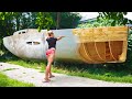 Lhistoire mouvante de la construction dun yacht fait maison dans le jardin