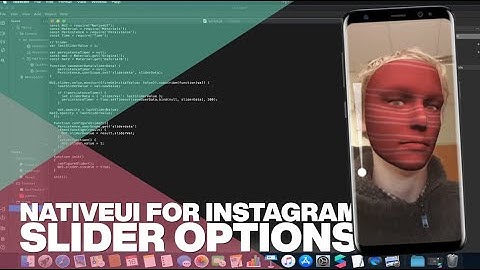 NativeUI Slider | Spark AR Studio