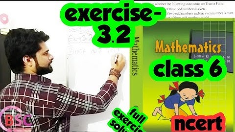 class 6 exercise 3.2 | NCERT math | bsc | even odd prime numbers | @BrahmdevSharmaClasses