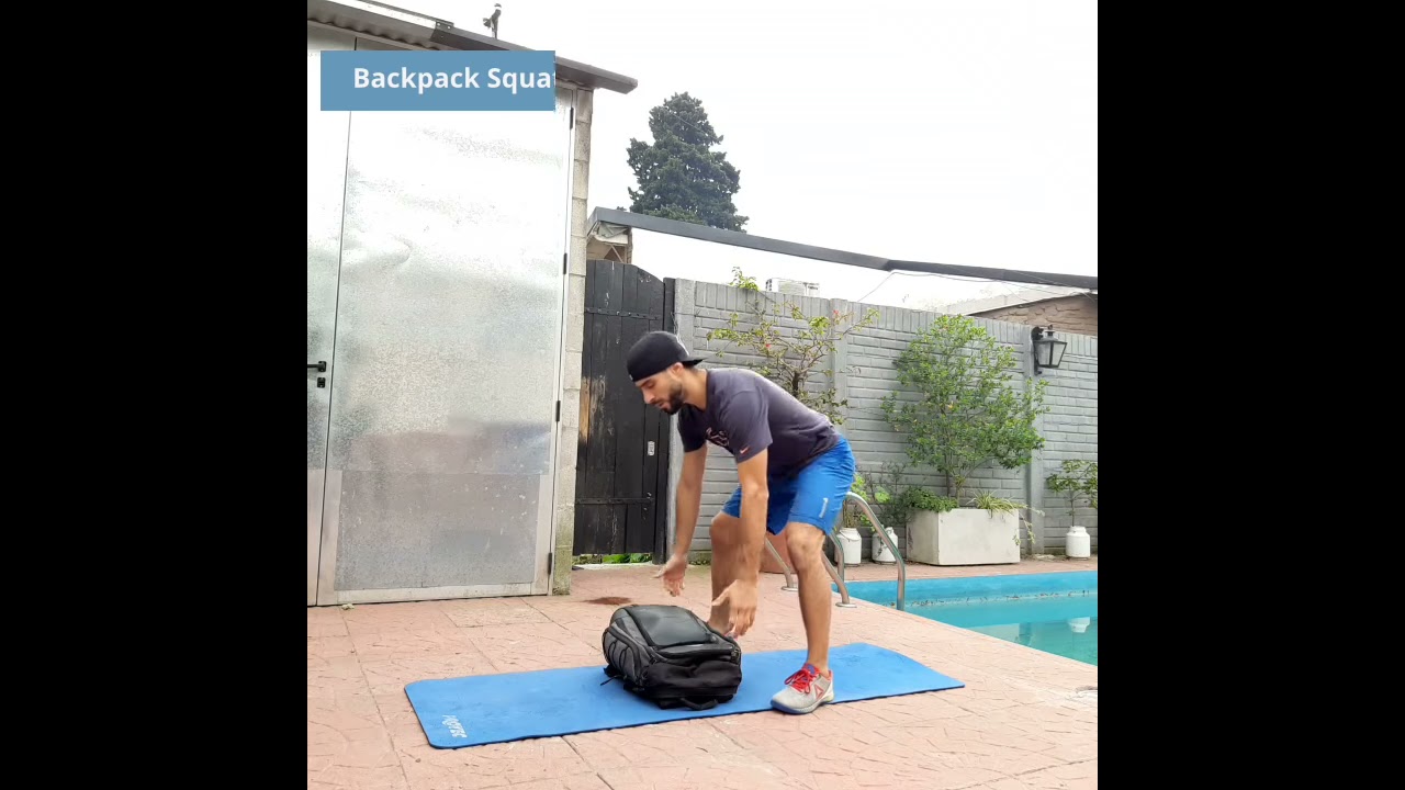 Backpack Squat Clean Cargada con Mochila YouTube