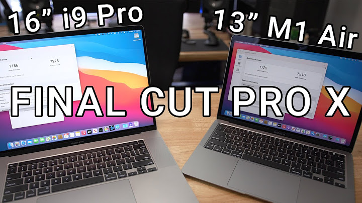 M1 Apple Silicon Macbook Air vs 16" MacBook Pro in Final Cut Pro X - 天天要聞