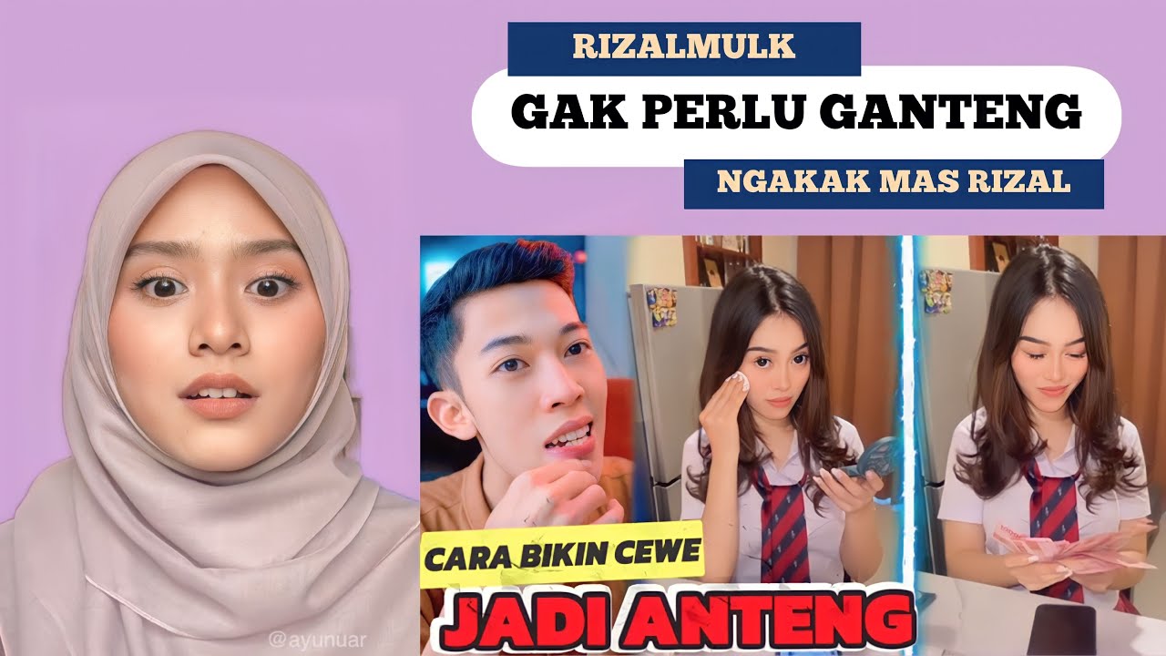 GAK PERLU GANTENG JANJI TEBAL 🤩 RIZALMULK REACTION ‼️