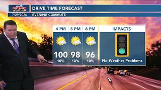 Rain is expected tomorrow with cooler temperatures