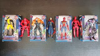 AVENGERS TOYS/Action Figures/Unboxing/Cheap Price/ Iron Spiderman, Venom, Deadpool, Carnage