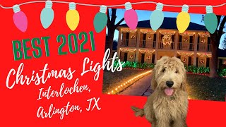 Best Christmas lights in Dallas Area 2021, Interlochen with Mini Goldendoodle Luna by Jennifer Volek 324 views 2 years ago 18 minutes