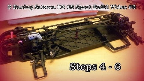 VOYAGE RC: Sakura D3 CS Sport Build Video #2 3 Racing Gearing Up