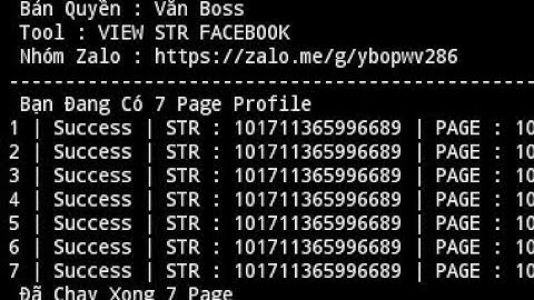 SHARE TOOL TĂNG VIEW STR FACEBOOK BẰNG PAGE PROFILE| VĂN BOSS