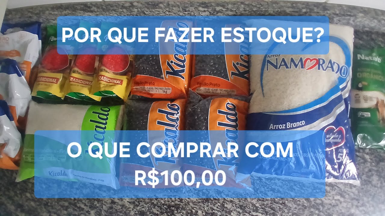 POR QUE FAZER ESTOQUE? ESTOQUE COM 100 REAIS
