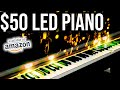 How to BUILD a $50 LED PIANO on AMAZON