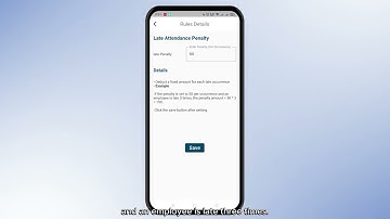 5. Setting up late penalties and Early Deductions || Attendance Machine & App | Easy HR Solution