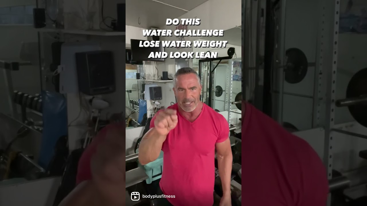 Do this water challenge and lose water weight and look lean.