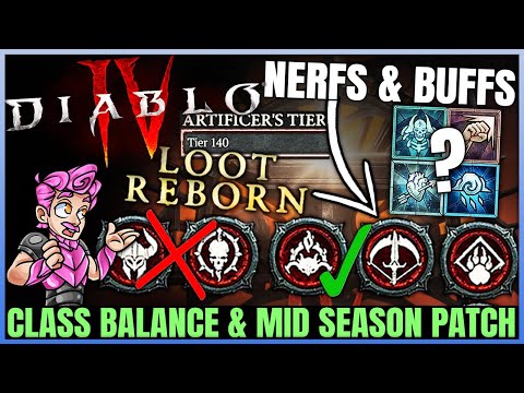 Diablo 4 - Class Buffs x Nerfs For Season 4 - Big Mid Season Patch x What We Need - Balance Problem!