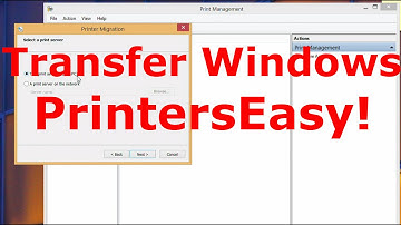 Easiest Way to Transfer Windows Printers To Another Computer