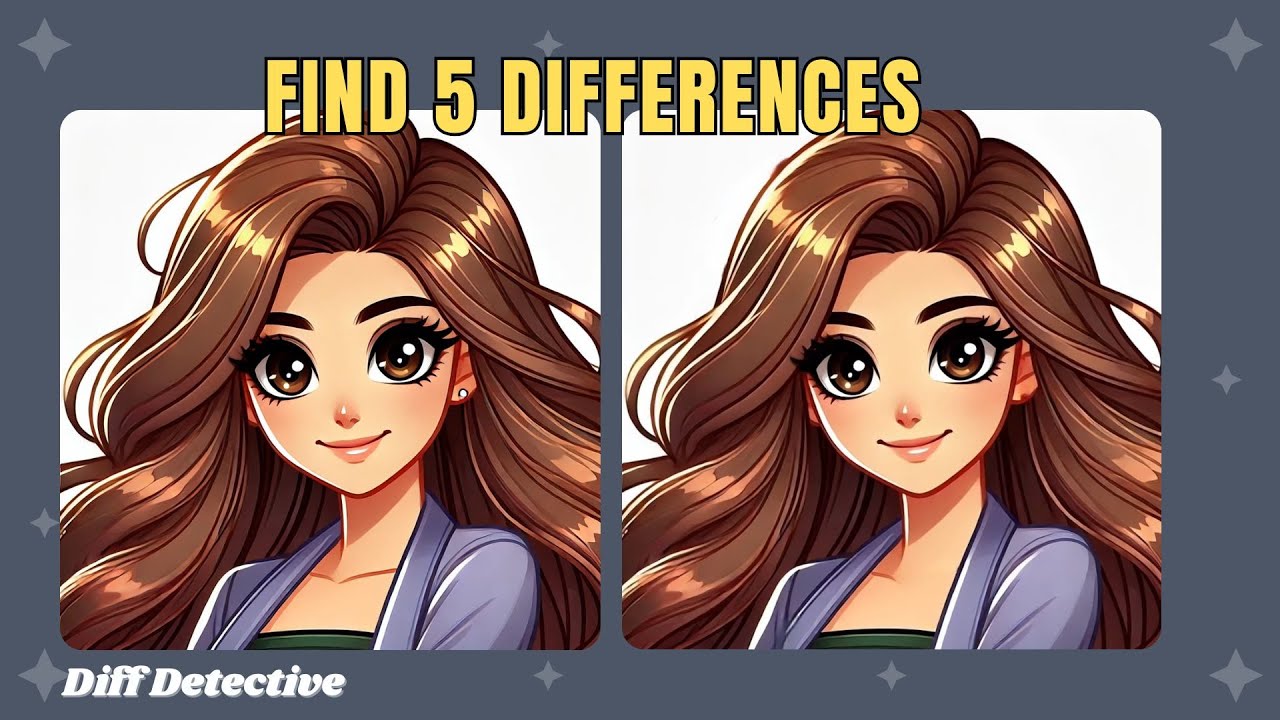 Find the differences | 9 | Only 1% can solve this | Spot the 5 ...