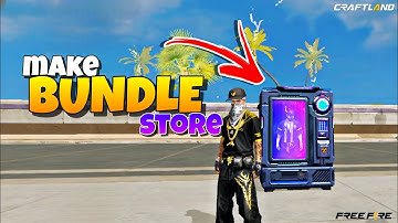 How to make Bundle Vending Machine in Freefire Craftland