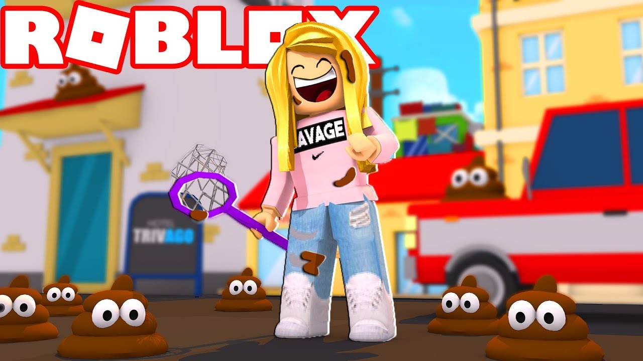 I Clean Up Poop Worst Job In Roblox Youtube - poop on roblox youtube