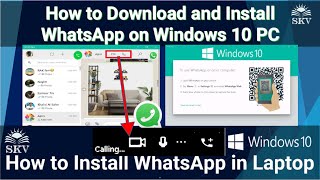 How to Install WhatsApp App in Windows 10 PC or Laptop without any Software | WhatsApp for Desktop screenshot 5