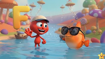 Alphabet 3D animation | Letter F with Rhett | Learn ABCs