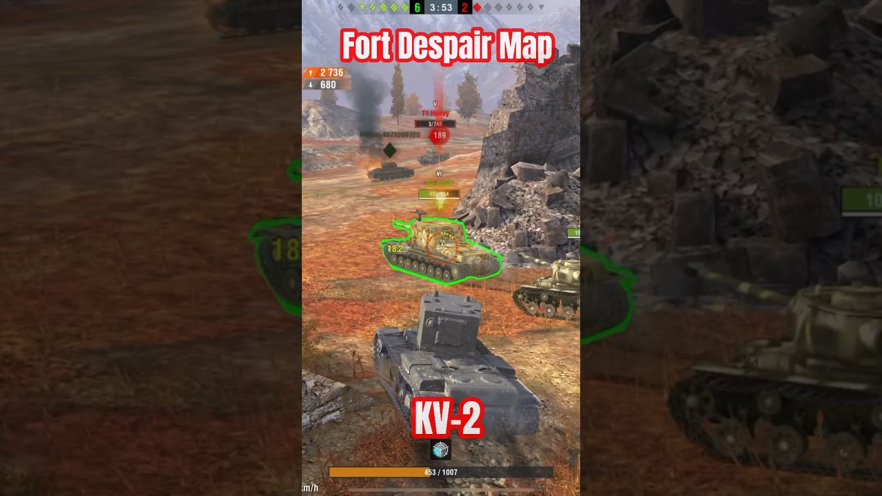 KV-2 in Fort Despair Map [mart_3087] 