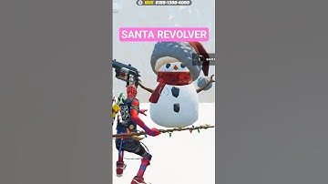 how to get santa revolver in 1v1 with every gun
