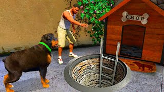 Franklin Finds Chop's Secret Bunker in GTA 5!