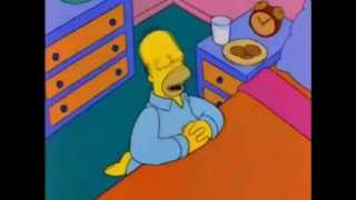 Homero Simpson Orando
