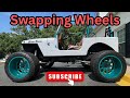 94 YJ Jeep With 22x14 Wheels with 35x15.50 tires
