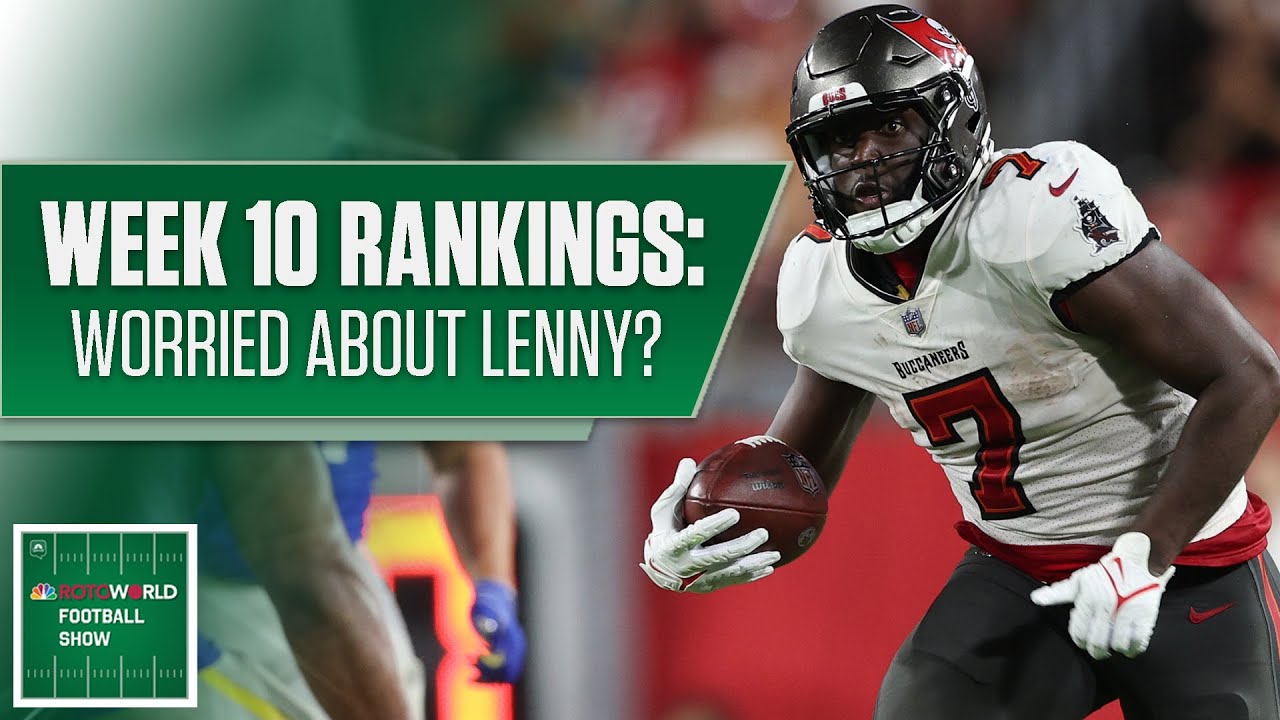 Week 10 rankings: Buccaneers, Ravens, Dolphins backfields and more | Rotoworld Football Show