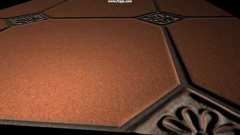 Displacement mapping - Floor tiling experiment #3