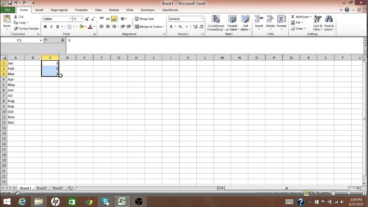 Copy Patterns in Excel - YouTube