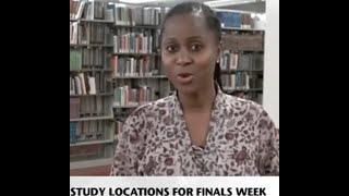 WSU Study Locations for Finals Week