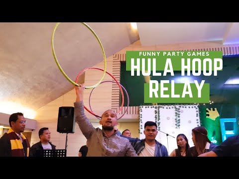 Hula Hoop Relay - Fun and Crazy Adult Party Games - Adult Parlor Game Ideas