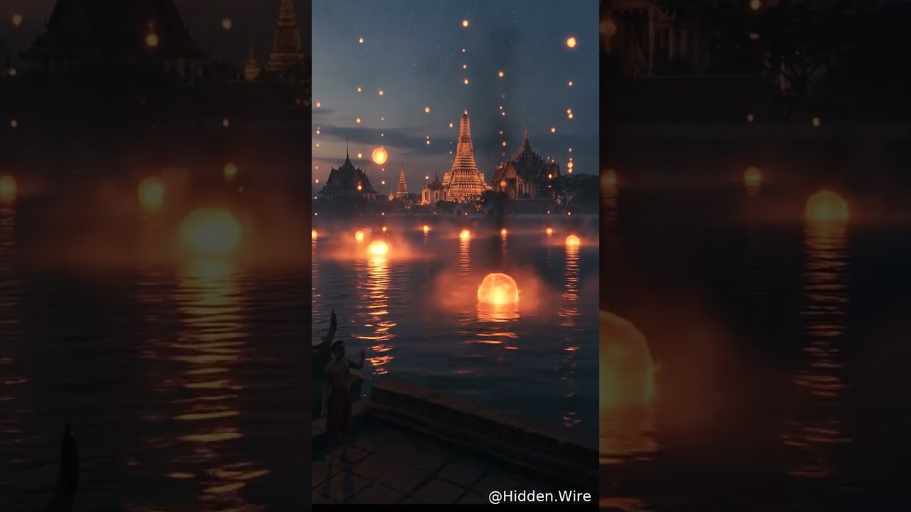 Glowing fireballs rising from a river—with no sound, no fuel, and no clear origin.
