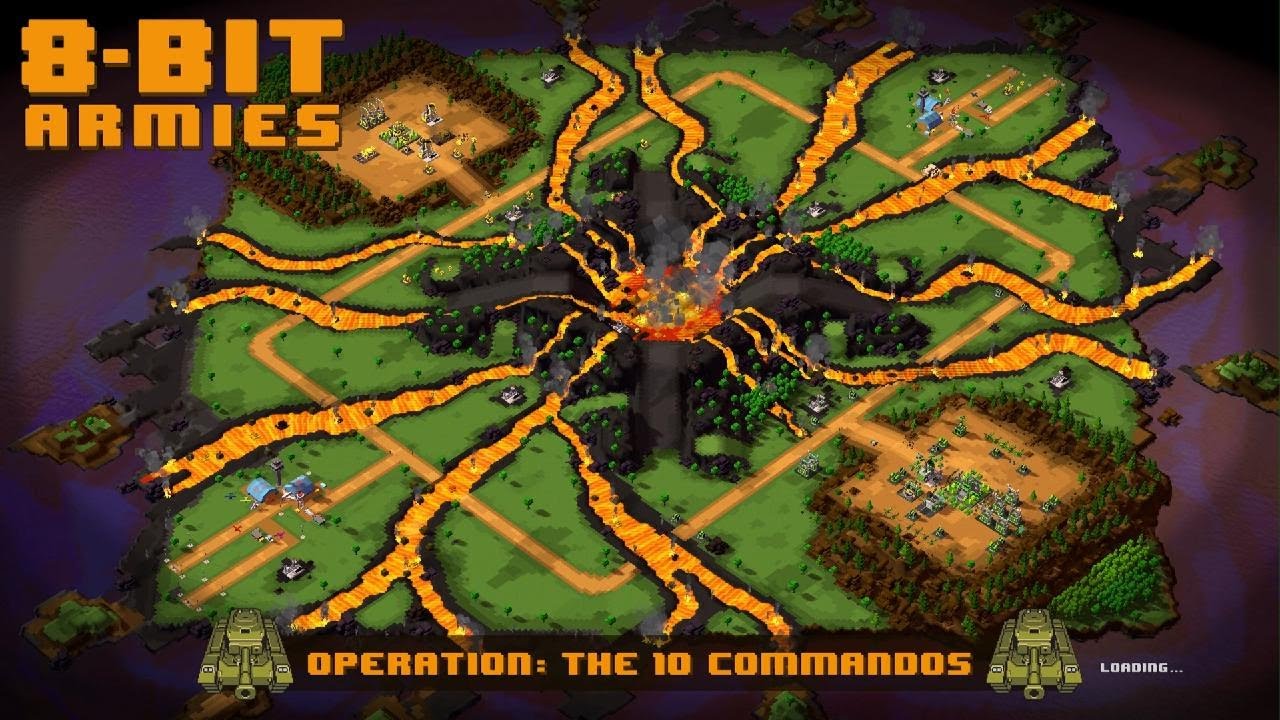 8-Bit Armies - The 10 Commandos - 3 Stars - Co-op Campaign