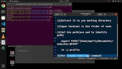 Install Reactjs and Nodejs on Ubuntu