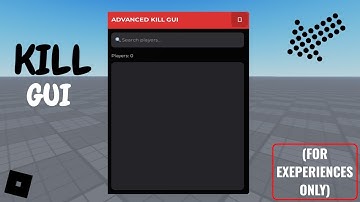 How to make Kill GUI [ADMINS ONLY] | ROBLOX STUDIO