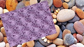 Узор спицами Ракушка. Knitting pattern shell. Узор спицами Ракушка. Knitting pattern shell.