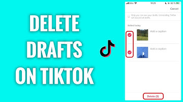How To Delete Drafts On TikTok