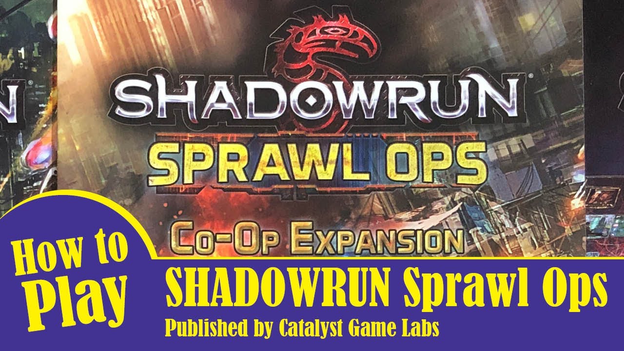 Shadowrun RPG: Sprawl Ops Board Game