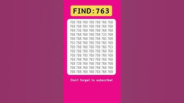 Find odd numbers - 763 - #odd #quiz #braintest