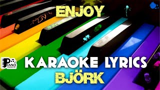 ENJOY BJÖRK KARAOKE LYRICS VERSION PSR