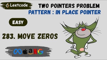 283. Move Zeros || Two Pointers Problem || In Place Pointer