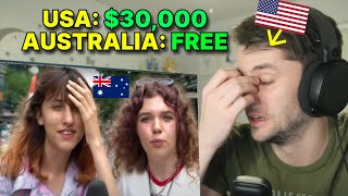 American reacts to U.S. vs Australian Healthcare cost