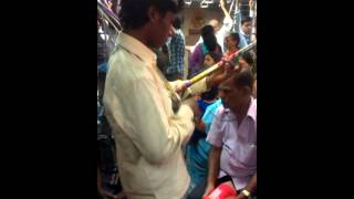 India's Got Talent in Mumbai local train.