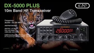 New K-PO DX-5000 Plus. Programming memories and changing functions in the software.