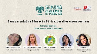 Saúde Mental na Educação Básica: desafios e perspectivas